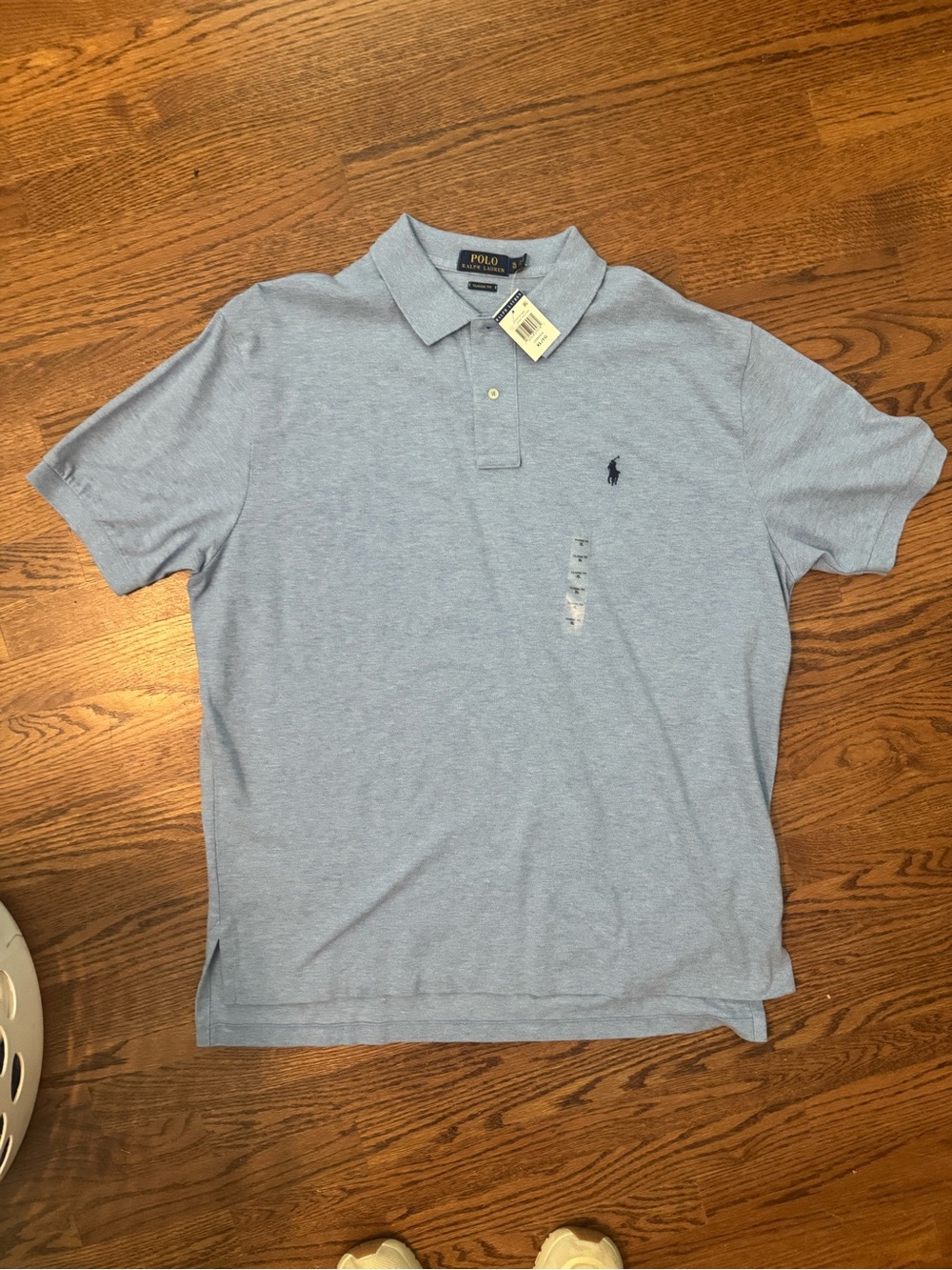 Polo by Ralph Lauren Heather Light Blue Short-Sleeve Polo